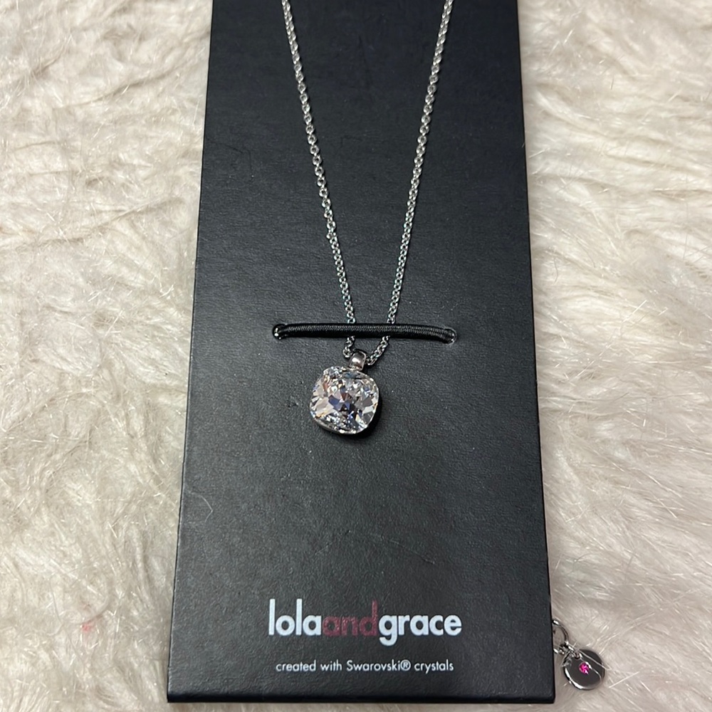 LOLA and GRACE necklace- Swaraoski crystal stone